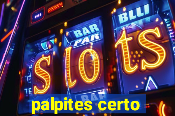 palpites certo